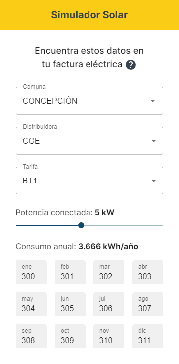 Simulador solar